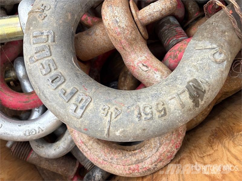 Quantity of Shackle Crane parts and equipment