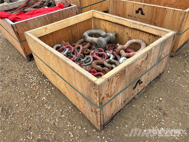 Quantity of Shackle Crane parts and equipment