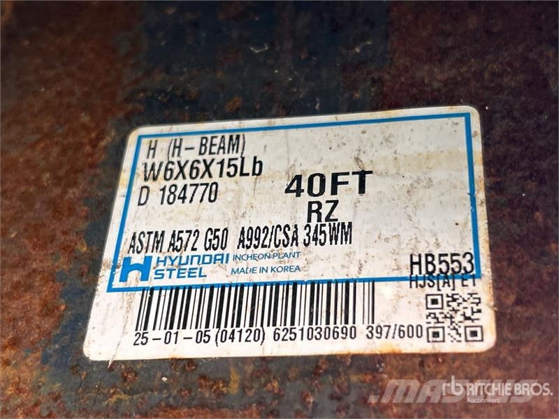Quantity of Steel Beams معدات البناء - غير ذلك