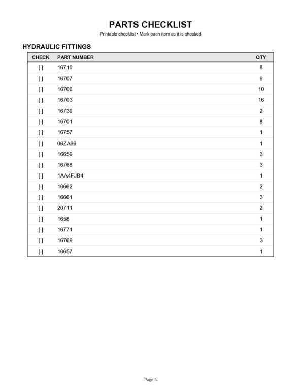  Quantity of Truck Parts Ostale kargo komponente