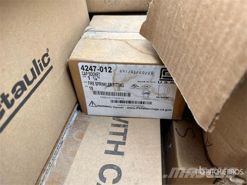  Quantity of Victaulic Miscellaneous Pipe Parts (Un معدات البناء - غير ذلك