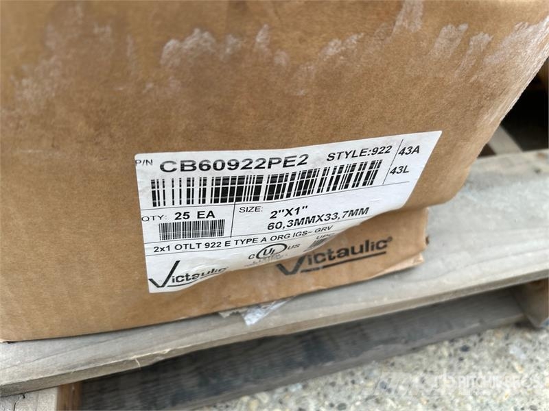  Quantity of Victaulic Miscellaneous Parts (Unused) معدات البناء - غير ذلك