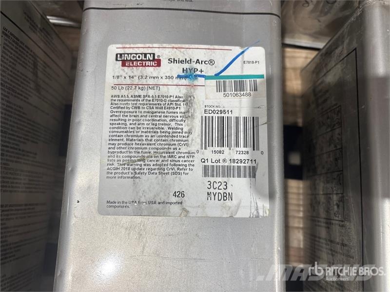 Quantity of Welding Rods (Unused) Lauksaimniecība- Citi