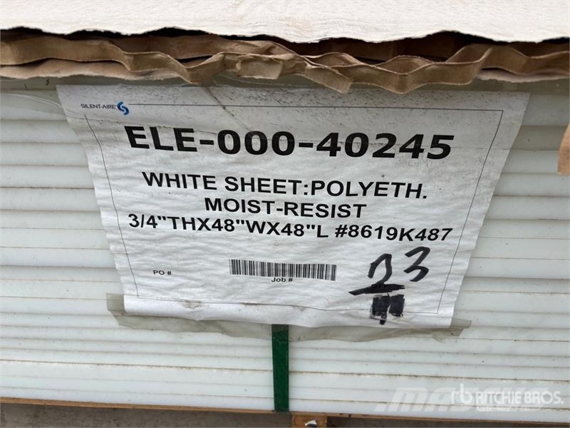  Quantity of White Sheet : Polyethylene Drugi deli