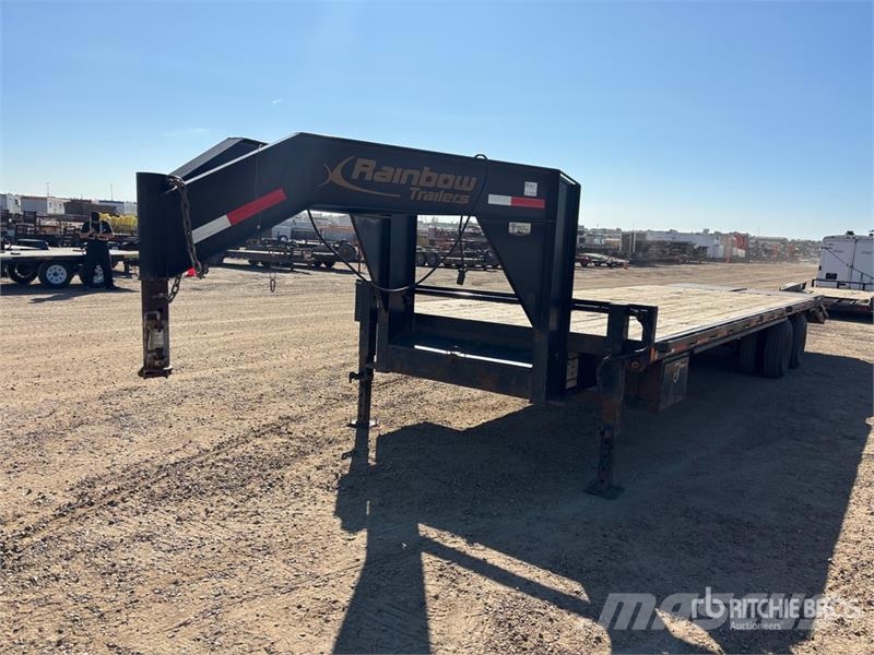 Rainbow 30 ft T/A Gooseneck Equipment Trailer Vehicle transport trailers