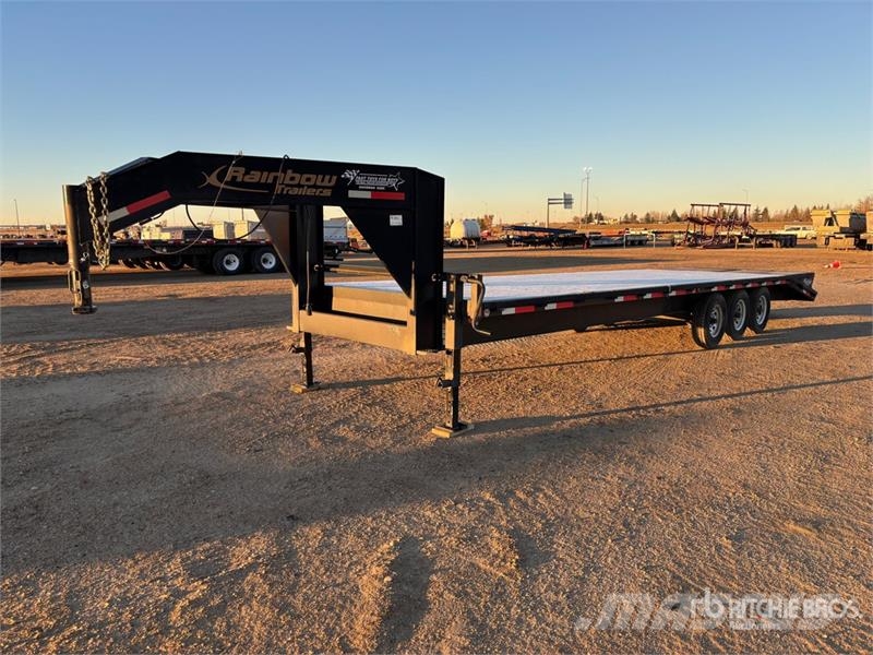 Rainbow 30 ft Tri/A Gooseneck Equipment Trailer Biltransporter henger