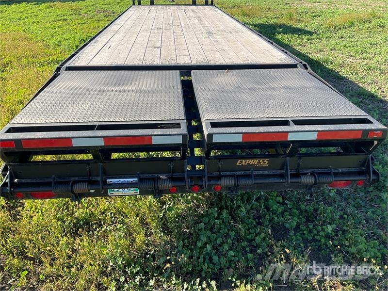 Rainbow Express 20000 lb 30 ft T/A Gooseneck Flatbed Trail مقطوروات مسطحة/مفصلية الجوانب