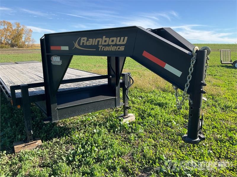 Rainbow Express 20000 lb 30 ft T/A Gooseneck Flatbed Trail مقطوروات مسطحة/مفصلية الجوانب