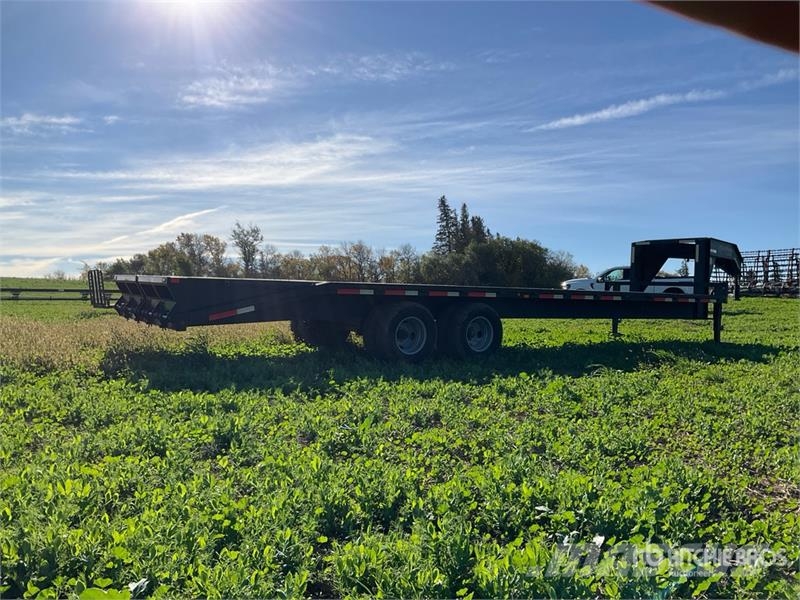 Rainbow Express 20000 lb 30 ft T/A Gooseneck Flatbed Trail مقطوروات مسطحة/مفصلية الجوانب