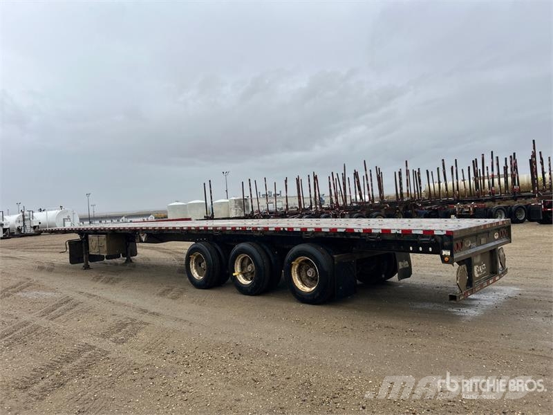  Raja 53 ft Tri/A Flatbed Trailer Pick up/Prelata