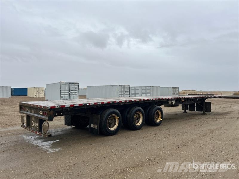  Raja 53 ft Tri/A Flatbed Trailer Pick up/Prelata