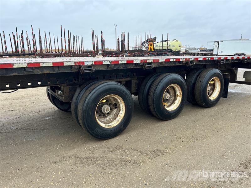  Raja 53 ft Tri/A Flatbed Trailer Pick up/Prelata