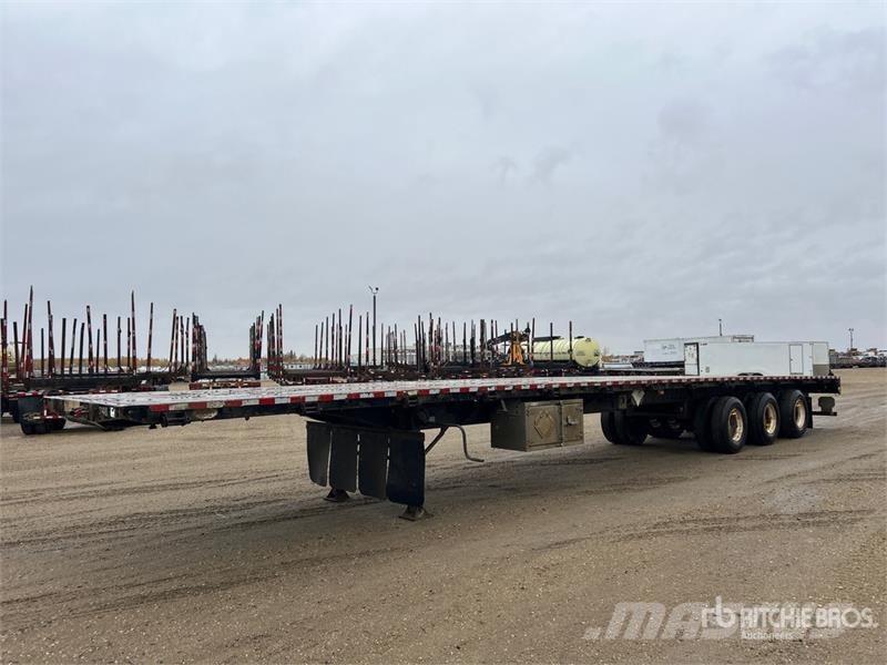  Raja 53 ft Tri/A Flatbed Trailer Pick up/Prelata