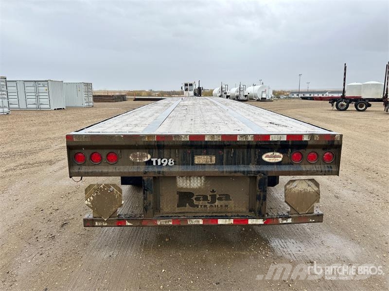  Raja 53 ft Tri/A Flatbed Trailer Pick up/Prelata