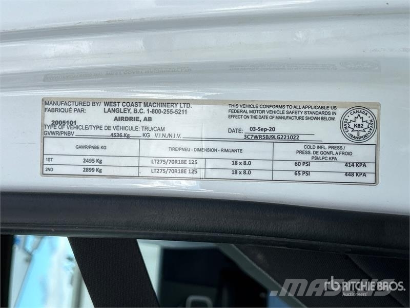 RAM 2500 4x4 Pickup (Inoperable) Citi