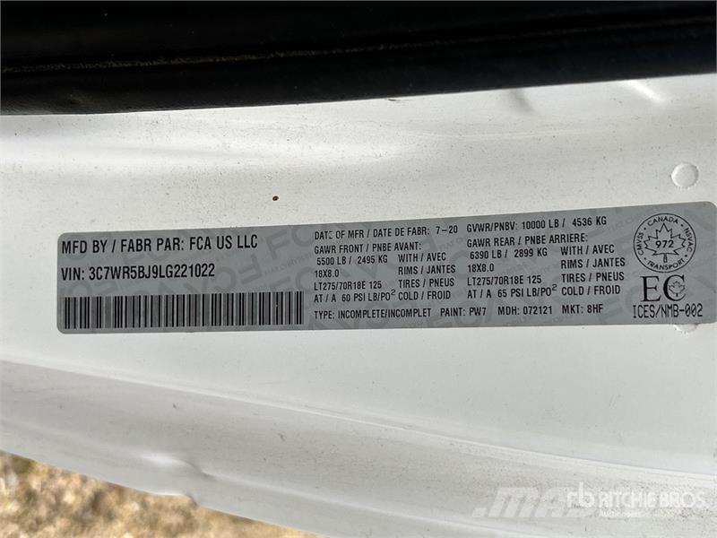 RAM 2500 4x4 Pickup (Inoperable) Citi