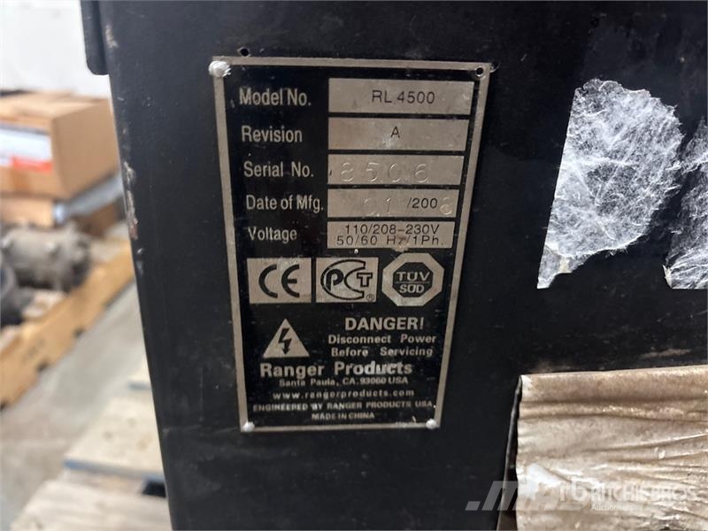 Ranger RL4500 Brake Lathe Bouw - Overige