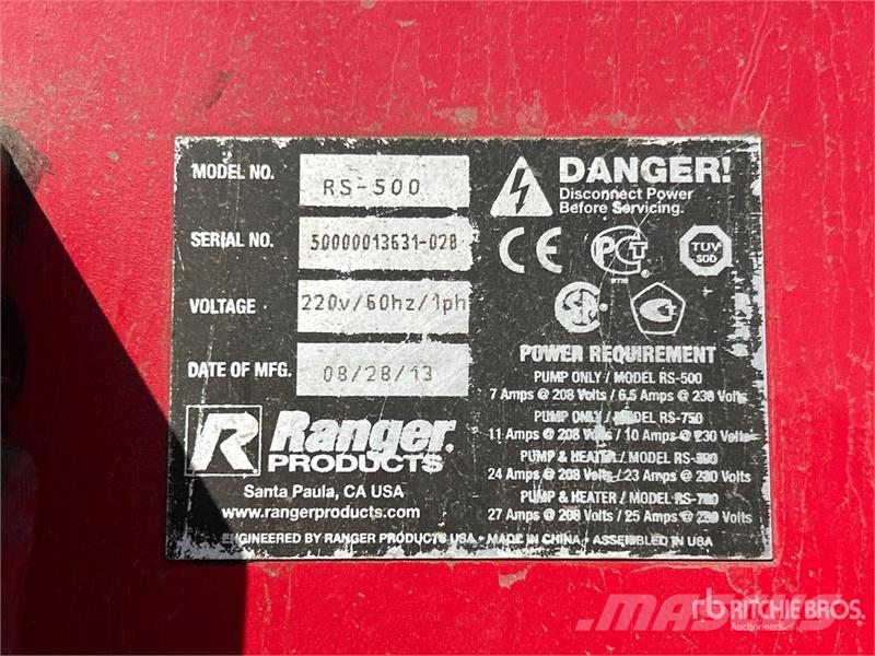 Ranger RS-500 Parts Washer Diger