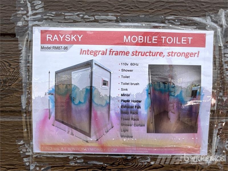 Raysky RM87-96 7 ft 3 in x 4 ft 11 in Portable Toi Drugi deli