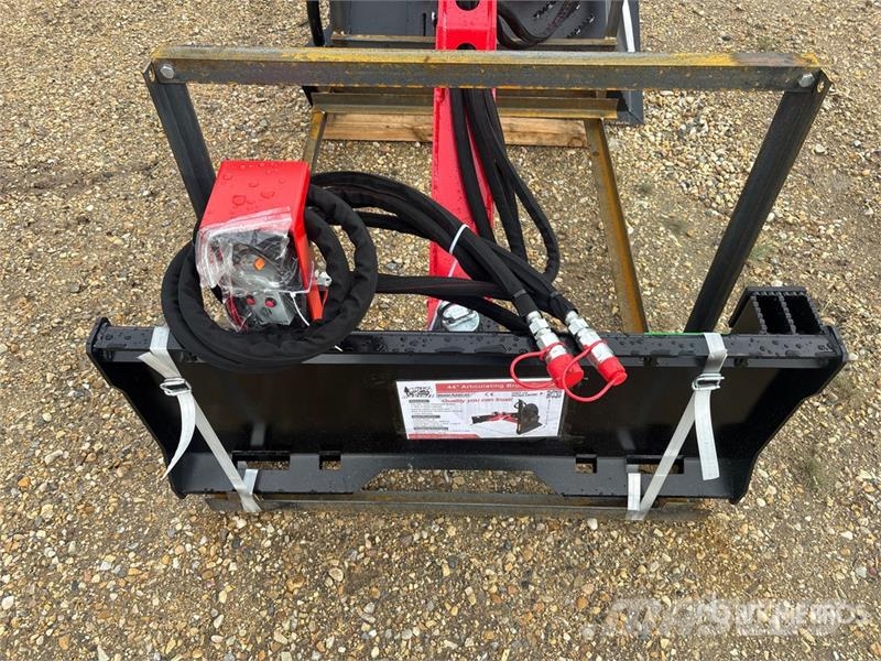 Raytree RABC44 44 in Articulating Skid Steer Brush Mounted and trailed mowers