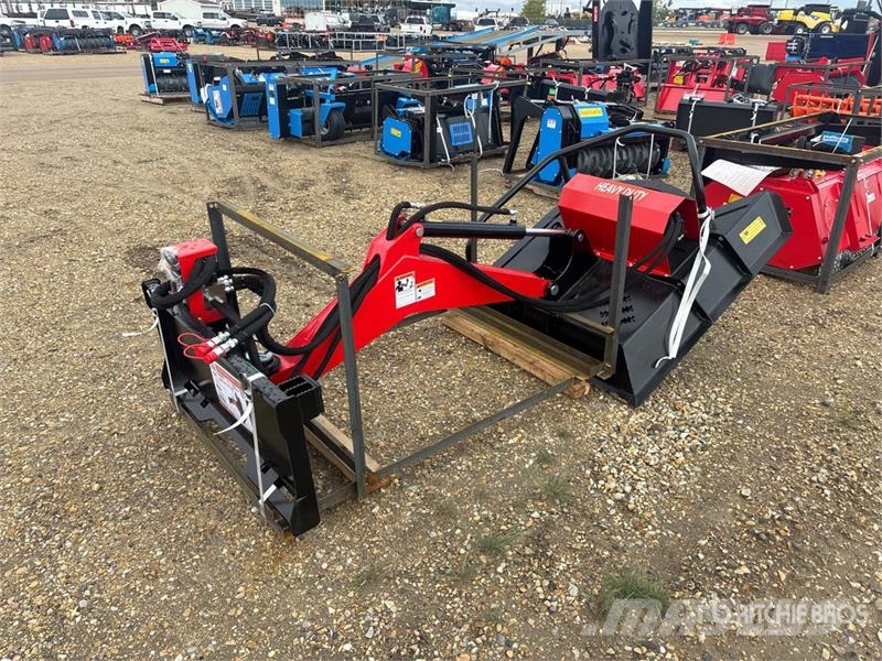 Raytree RABC44 44 in Articulating Skid Steer Brush Mounted and trailed mowers