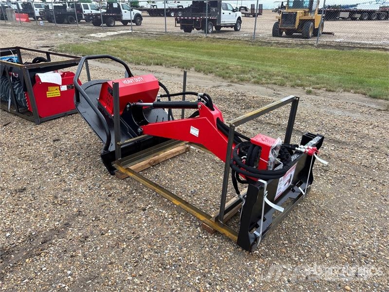 Raytree RABC44 44 in Articulating Skid Steer Brush Mounted and trailed mowers