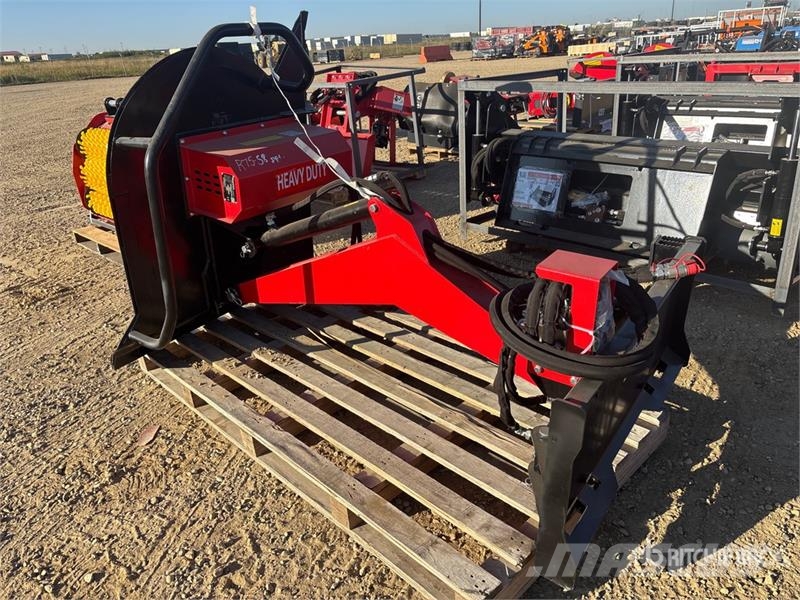 Raytree RABC44 44 in Articulating Skid Steer Brush Mounted and trailed mowers