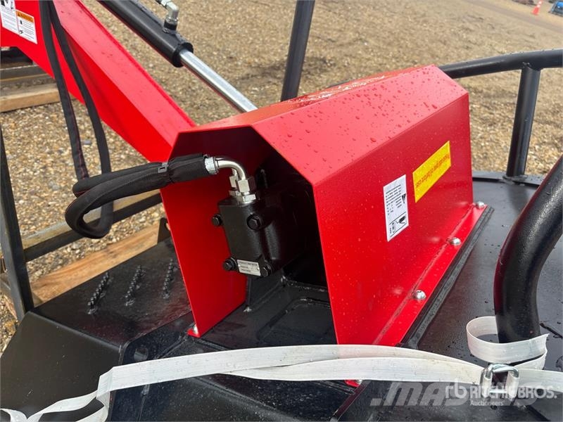 Raytree RABC44 44 in Articulating Skid Steer Brush Mounted and trailed mowers