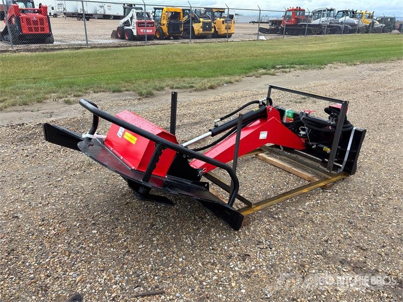 Raytree RABC44 44 in Articulating Skid Steer Brush Mounted and trailed mowers