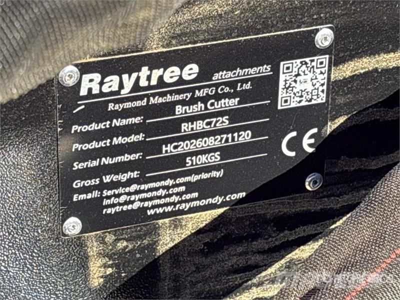  Raytree RHBC72S 72 in 4-Blade Skid Steer Brush Cut ماكينات جز العشب