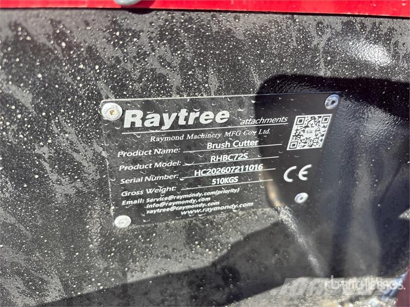 Raytree RHBC72S 72 in 4-Blade Skid Steer Brush Cut Cositori iarba pt montare/tractor