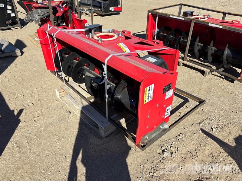 Raytree RHSB72 72 in Hydraulic Skid Steer Snowblow قاذفات الجليد