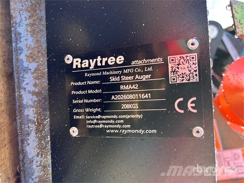 Raytree RMA42 Skid Steer Auger (Unused) Bohrer