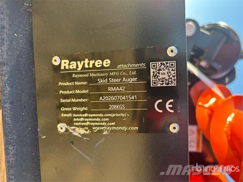 Raytree RMA42 Skid Steer Auger (Unused) Borrar