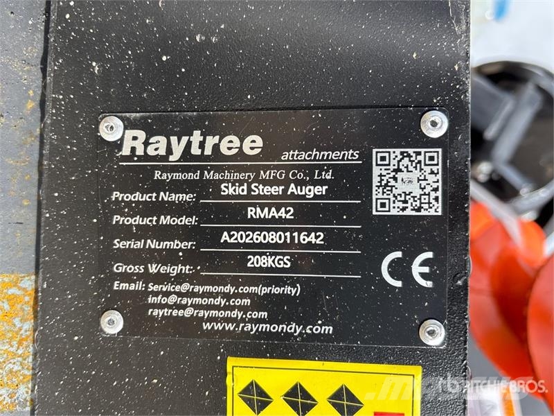 Raytree RMA42 Skid Steer Auger (Unused) Bohrer