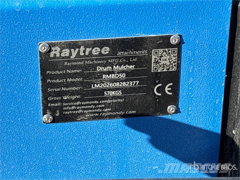  Raytree RMBD50 50 in Drum Skid Steer Mulcher (Unus Trituradoras forestales