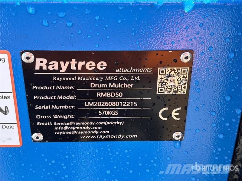 Raytree RMBD50 50 in Drum Skid Steer Mulcher (Unus Kosiarki bijakowe