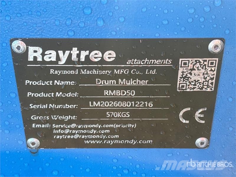 Raytree RMBD50 50 in Skid Steer Mulcher Forstmulcher