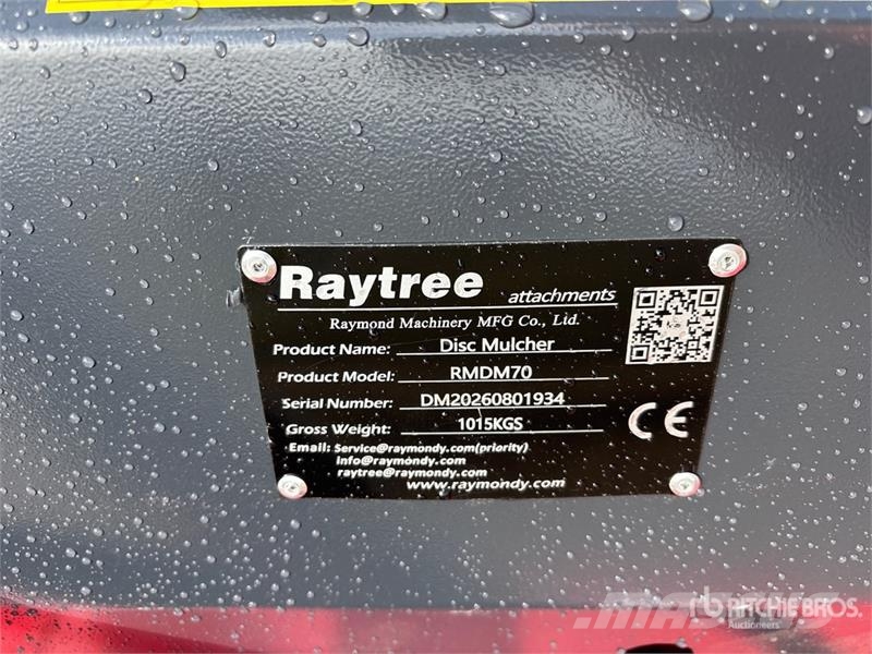 Raytree RMDM70 Disc Skid Steer Mulcher (Unused) Kosiarki bijakowe