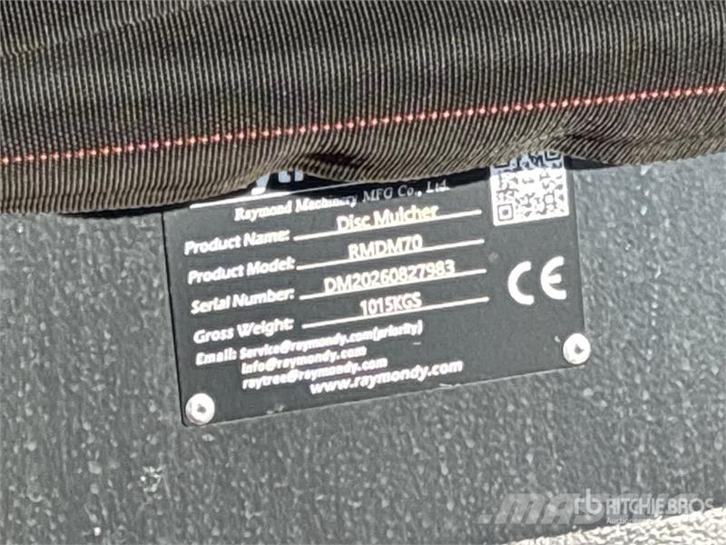  Raytree RMDM70 Disc Skid Steer Mulcher (Unused) Erdészeti bozótirtó