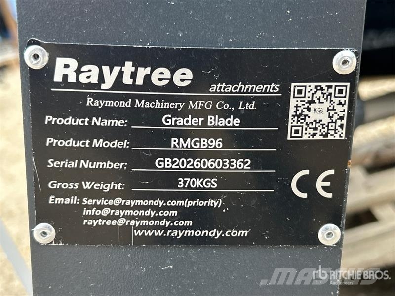 Raytree RMGB96 94.5 in Skid Steer Grader (Unused) Drugi deli