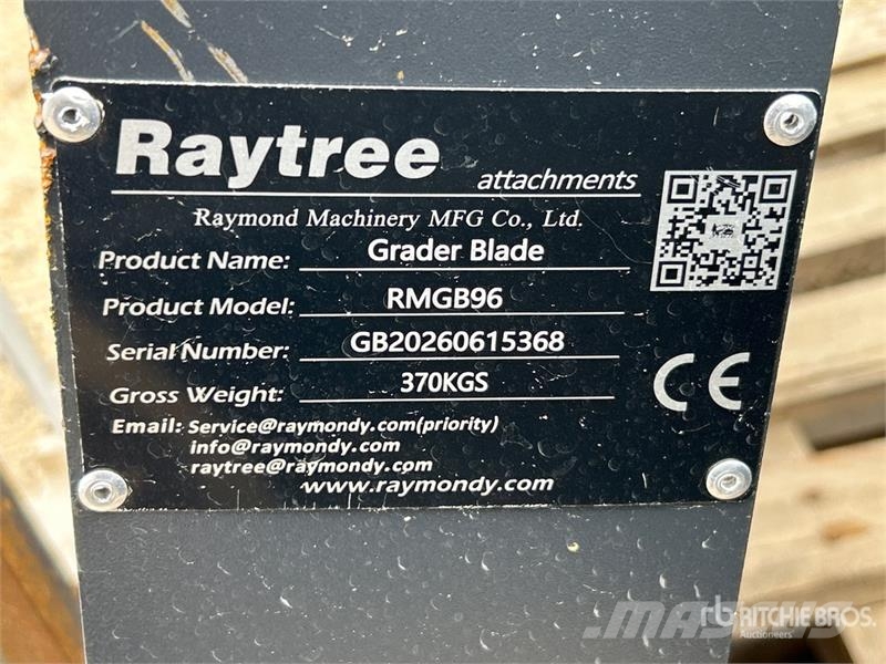 Raytree RMGB96 94.5 in Skid Steer Grader (Unused) Drugi deli