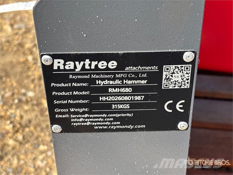 Raytree RMH680 Skid Steer Breaker (Unused) Iskuvasarat