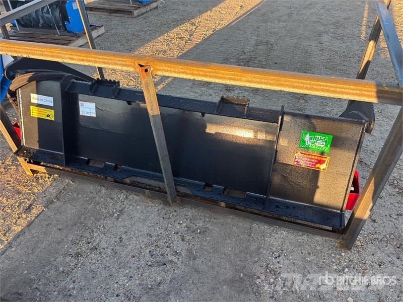 Raytree RMRB72 72 in Power Rake Skid Steer Bucket Kauhat