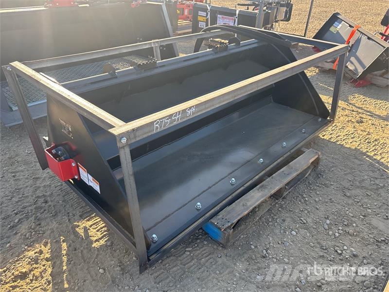 Raytree RMRB72 72 in Power Rake Skid Steer Bucket Buckets