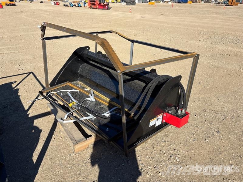  Raytree RMRB72 72 in Power Rake Skid Steer Bucket  دلاء