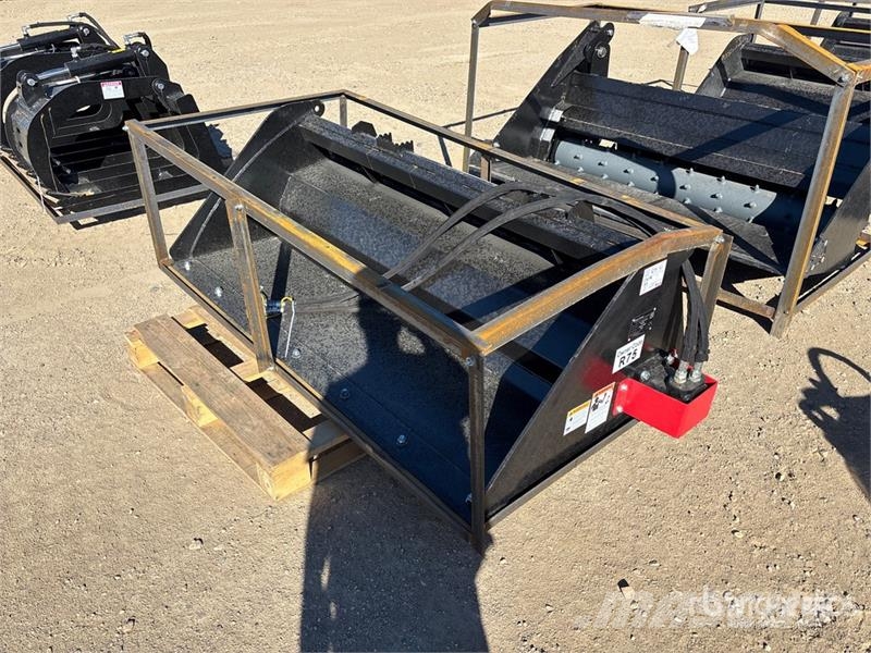  Raytree RMRB72 72 in Power Rake Skid Steer Bucket  دلاء