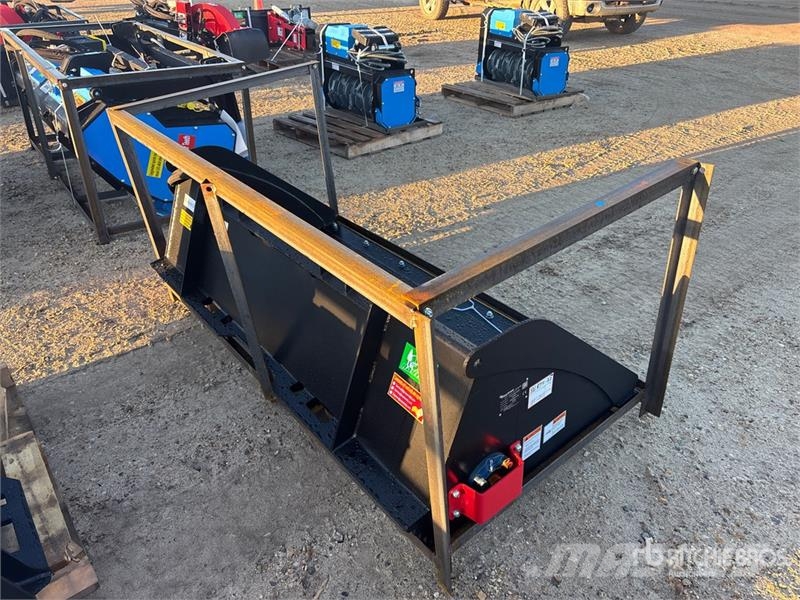 Raytree RMRB72 72 in Power Rake Skid Steer Bucket Kauhat