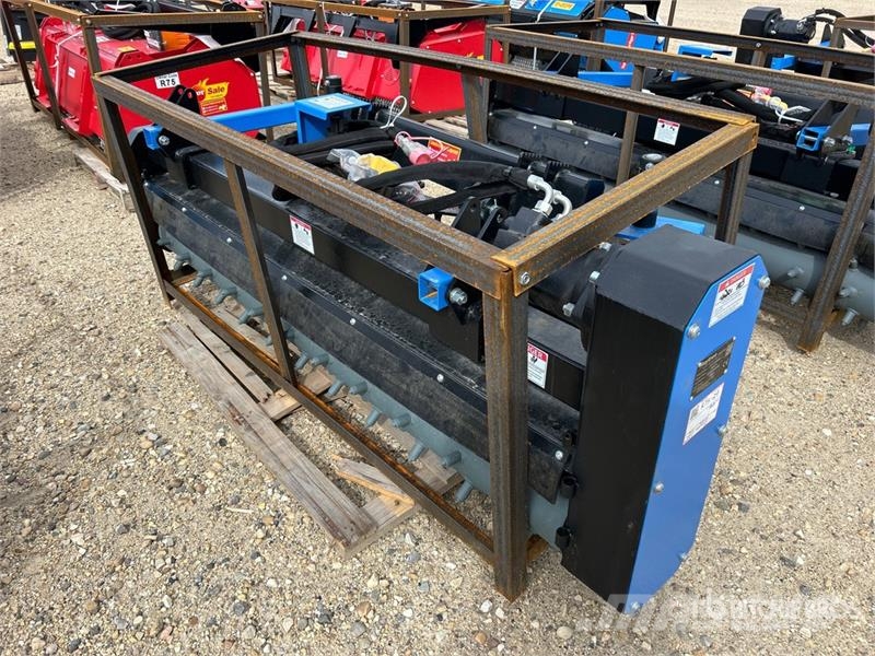 Raytree RMSC78 76 in Skid Steer Power Rake (Unused Rakes and tedders