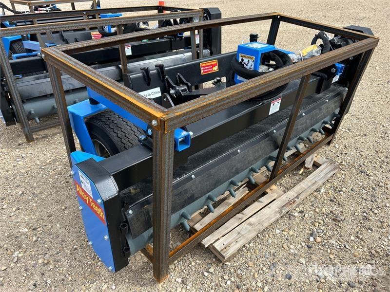 Raytree RMSC78 76 in Skid Steer Power Rake (Unused Rakes and tedders